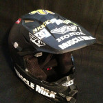 Signed Trey Canard helmet